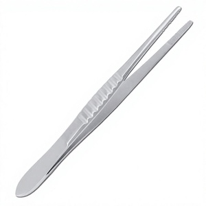เครื่องเย็บผิวหนังแบบหยัก MOD USA Manual Dressing Forceps ทำจากสแตนเลสสตีล สำหรับการผ่าตัด  สามารถปรับแต่งโลโก้และดีไซน์ได้ - Product Image 3