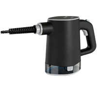 Nettoyeur vapeur portable en aluminium pour un nettoyage en profondeur sans effort, réservoir compact, autonomie de 20 minutes, pour comptoirs de cuisine, salon, voiture