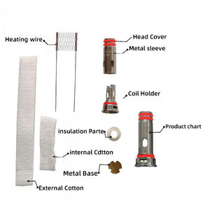 电子设备用纳米线圈通用配件 0.5/1.0欧姆替换网状线圈 全套硬件组件 - Product Image 1