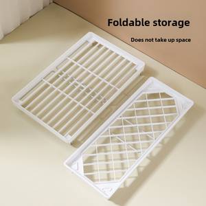 رف تخزين مكتبي مزدوج الطبقة قابل للتعديل رف تصريف بلاستيكي متعدد الوظائف شائع لمتنوع المطبخ - Product Image 4