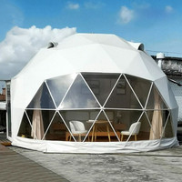 Usine chinoise Tente dôme igloo étanche 850gsm en pvc ou verre de luxe en plein air