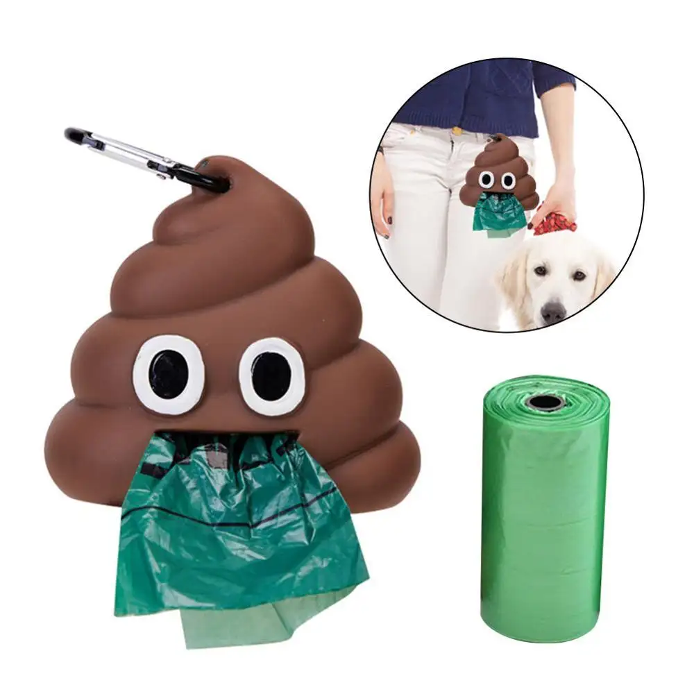 Pet Poop Túi Thiết Kế Hài Hước Poop Túi Ngoài Trời Dispenser Cho Cuộn Túi