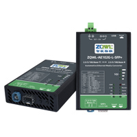 Convertisseur Ethernet automobile 10G 2.5G/5G/10G BASE-T1 vers SFP+ avec mode maître/esclave et surveillance PC DC 9-36V