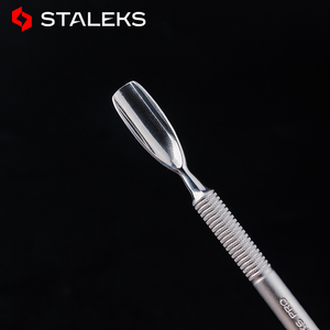 <span class=keywords><strong>STALEKS</strong></span> Pousse-cuticules réutilisable double face en acier inoxydable espagnol à double effet, sans dommage pour les ongles, antirouille - Product Image 3