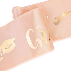 HAWIN 2-laags satijnen afstudeer- & gala-stola's, op maat gemaakte sublimatie afstudeerstola's voor tieners en volwassenen - Product Image 4