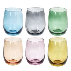 แก้วค็อกเทลโทนนานา 400 ซีซี หลากสี ชุด 6 ใบ - Product Image 1