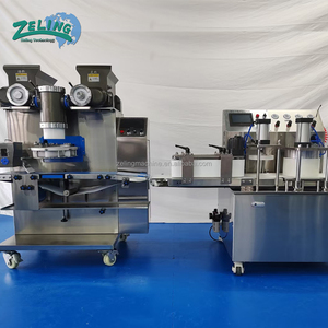 Machine automatique de formage et d'enrobage des aliments, ligne de moulage de pâtisseries, équipement de fabrication de biscuits fourrés avec contrôle numérique - Product Image 6