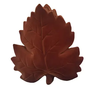 Kumpulan pot bunga keramik bentuk daun Maple/pot tanaman/penanam sukulen dengan tanaman palsu