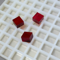 Moule de production demi-sphère à 625 cavités, en silicone vulcanisé au platine, demi-feuille de 3 ml, pour la fabrication de produits à base de fibres, pour le remplissage et le raclage, outillage personnalisé