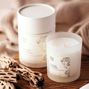 Custom 100% Recycled Material Eco Friendly Round Tube Box Packaging Tubes Custom Candle Jar Paper Tube Packaging