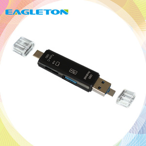 Eagleton tố<span class=keywords><strong>c</strong></span> độ cao Micro USB OTG & USB một 3.0 Loại <span class=keywords><strong>C</strong></span> SD Đầu đọ<span class=keywords><strong>c</strong></span> thẻ - Product Image 3