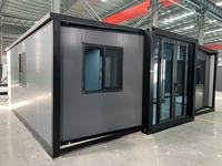 Maison Modulaire Préfabriquée de Haute Qualité 20/30/40FT, Modèle Pliable, Maison Préfabriquée de Luxe 2/3 Chambres