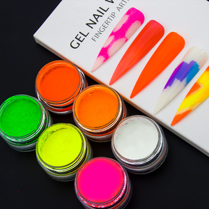 ผงสีนีออนฟลูออเรสเซนต์ไทเทเนียมสำหรับแต่งหน้า สีเข้มข้น ใช้ได้กับเครื่องสำอางและยาทาเล็บ 1 กก. MOQ ปลอดภัย - Product Image 1