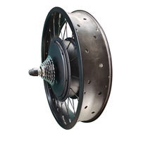 Moteur de moyeu pour pneu large 20 pouces, 2000W 3000W 5000W, haute vitesse 120 km/h, couple élevé, taille de fourche 20*4.0, 150mm 175mm 195mm