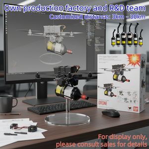 Leve fibra óptica invisível vasilha 5KM 10KM 20KM FPV zangão comunicação da longa distância - Product Image 6