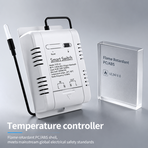Interrupteur intelligent Tuya 16A 3000W haute performance - Contrôleur intelligent WiFi <span class=keywords><strong>de</strong></span> température et d'humidité avec statistiques énergétiques en temps réel - Product Image 1