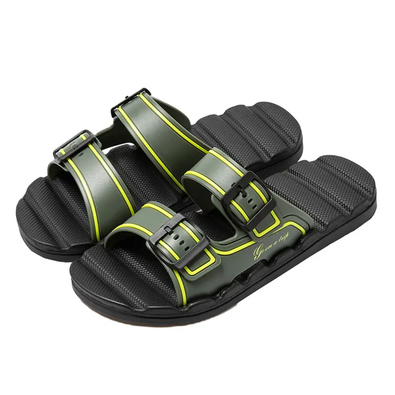 New models wholesale high quality men slippe korea low prices buckle low prices blank-slide-sandal customize sandals 47#
