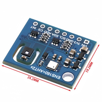 Modul Sensor suhu & kelembaban kualitas udara dan suhu udara TVOC ENS160 + AHT21 CO2 ECO2 TVOC