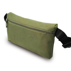 Bolsa de Cintura Personalizada para Aviación, Color Verde Militar y Gris Claro, Bolsa de Almacenamiento para Viajes, Unisex - Product Image 4