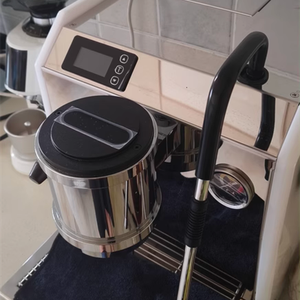 Bomba rotativa de doble caldera independiente, superventas, moderna, semiautomática, máquina comercial italiana <span class=keywords><strong>para</strong></span> café expreso, máquina de café - Product Image 4