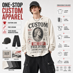 เสื้อยืดคัสตอมเลเบล 300GSM ผ้าคอตตอนเนื้อหนัก ซักแล้ว ทรงโอเวอร์ไซส์ ครอป ทรงบ็อกซี่ ประดับคริสตัลวิบวับ เสื้อยืดผู้ชาย - Product Image 1