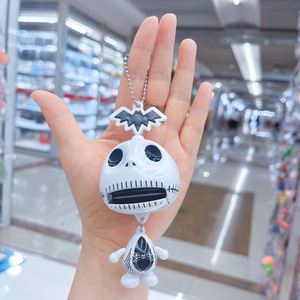 Divertido Llavero de Calavera con Cuerda para Tirar, Colgante de <span class=keywords><strong>Esqueleto</strong></span> de Halloween, Llavero Gótico Espeluznante para Recuerdos de Fiesta - Product Image 4