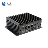 Mini PC industriel sans ventilateur à large plage de températures 5205U, DP HD 4K, Intel Win 10/11 et système Linux, ordinateur industriel