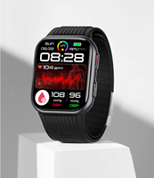 Jam Tangan Pintar TK67 dengan Pompa Udara, Pengukur Tekanan Darah, EKG, Detak Jantung, SpO2, Pelacak Suhu Tubuh, Panggilan Bluetooth, SOS, Deteksi Jatuh