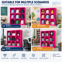 Casier de rangement multi-scénarios pour sacs à dos avec serrure à clé, armoire en acier résistant à la rouille pour les écoles et les espaces éducatifs