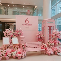Buket Bunga Campuran Buatan Tangan Eropa Realistis Warna Pink, Rangkaian Bunga Sutra Lembut untuk Dekorasi Pernikahan, Pesta, dan Rumah