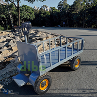 Chariot à plat électrique de 1000kg pour la ferme Chariot à plate-forme d'entrepôt pratique avec support de personnalisation OEM
