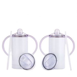 Gobelet isotherme classique en acier inoxydable de 12 oz pour bébé avec double poignée, isolation sous vide, performance thermique de 12 à 24 heures, idéal pour la rentrée scolaire - Product Image 4