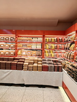 Vitrine en verre pour produits de boulangerie, étagères murales, présentoirs personnalisés, gondole, vitrine à pain