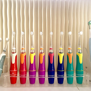 2023 di alta qualità automatico blu Led sbiancante <span class=keywords><strong>Sonic</strong></span> Cleaning Baby Mini spazzolino elettronico - Product Image 3