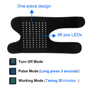 Giảm đau đầu gối Pad LED liệu pháp ánh sáng đỏ hồng ngoại ánh sáng đỏ cơ thể pad bọc vành đai - Product Image 3