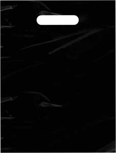 Sac de shopping en plastique HDPE à soufflets latéraux, robuste, blanc, pour supermarché, exposition, emballage plat découpé, personnalisable, pour le stockage - Product Image 5