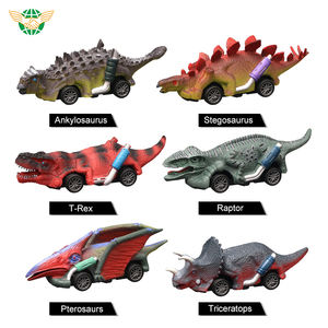 Offre Spéciale en gros 6 pièces dinosaure voiture jouets retirer dinosaure voiture pour 2 ans garçon et enfant en bas âge voiture jouets pour enfants - Product Image 5