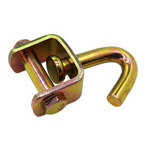 <span class=keywords><strong>Gancho</strong></span> en J giratorio de 360 grados con pasador de horquilla y perno, accesorio de extremo de alta resistencia para sistema de control de carga en camiones y remolques - Product Image 3