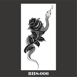Tatuaggio temporaneo serpente per uomo e donna, impermeabile e di lunga durata 5-7 giorni - Product Image 6