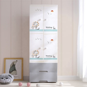 <span class=keywords><strong>ตู้</strong></span>เสื้อผ้าพลาสติกสำหรับเด็กแต่งตัว<span class=keywords><strong>ตู้</strong></span>เก็บของตู้เสื้อผ้าห้องนอนเด็กขนาด165ซม. พร้อมลิ้นชักเก็บของสำหรับบ้าน - Product Image 4