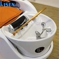 Lit de lavage de cheveux japonais pour spa capillaire, lit de thérapie capillaire, mobilier de salon, lit de lavage de cheveux thaïlandais
