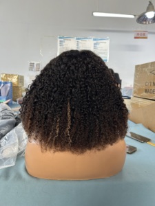 250 Density Kinky Curly Human Hair Bob <strong>Wig</strong> Short Hair <strong>Wigs</strong> for Black Women Glueless <strong>Afro</strong> Kinky Curly 4x4 13x4 Lace Front <strong>Wigs</strong> - Product Image 4