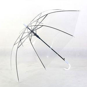 Parapluie publicitaire personnalisé Yy917, portable, en PVC transparent, avec logo, pas cher, coloré, cadeau - Product Image 4