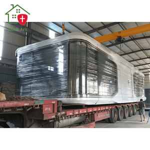 Vente chaude Expédition Chine Personnalisé Différentes tailles Maison préfabriquée moderne de luxe pour le camping mobile Capsule spatiale - Product Image 3