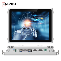 Computer Industriale con Pannello da 15 Pollici, Sistema Fanless, Opzioni Intel Core I5/I7, RAM e SSD Personalizzabili, Grado di Protezione IP65, PC con Touch Screen Frontale