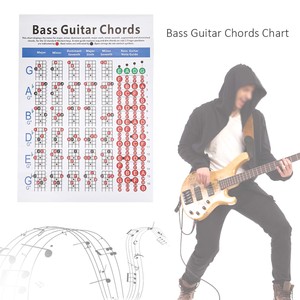 Tabella di <span class=keywords><strong>Accordi</strong></span> <span class=keywords><strong>per</strong></span> Basso a 4 Corde, Accessori <span class=keywords><strong>per</strong></span> Strumenti <span class=keywords><strong>Musicali</strong></span> <span class=keywords><strong>per</strong></span> Principianti - Product Image 4