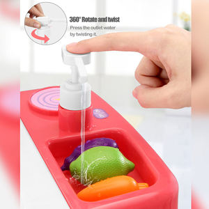 Hanye - Table de cuisine portable, boîte colorée, jouets de cuisine pour enfants, garçons et filles, en vente - Product Image 6