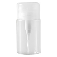Flacon pompe vide rechargeable en PET de 100 ml et 200 ml, emballage cosmétique pour démaquillant et dissolvant de vernis à ongles