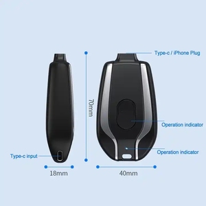แบตสำรองมือถือพร้อมปลั๊กเครื่องชาร์จแบบพกพาขนาด1500 mAh ความจุจริง1500 mAh - Product Image 5