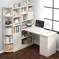Bureau moderne multifonctionnel, bureau d'ordinateur, bureau d'étudiant, bureau de chambre, bureau de dortoir, table de travail